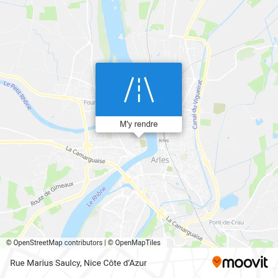 Rue Marius Saulcy plan