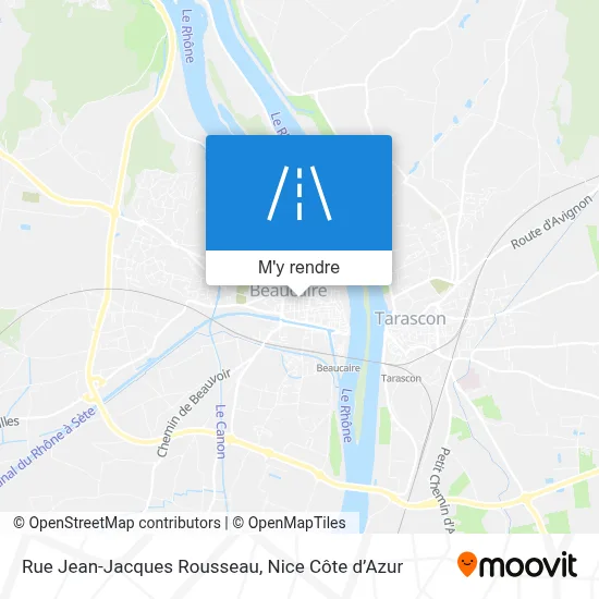 Rue Jean-Jacques Rousseau plan