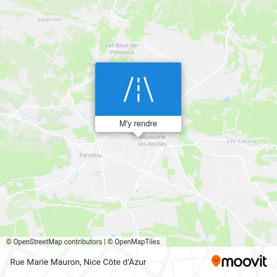 Rue Marie Mauron plan