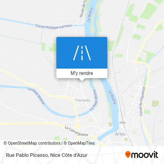 Rue Pablo Picasso plan