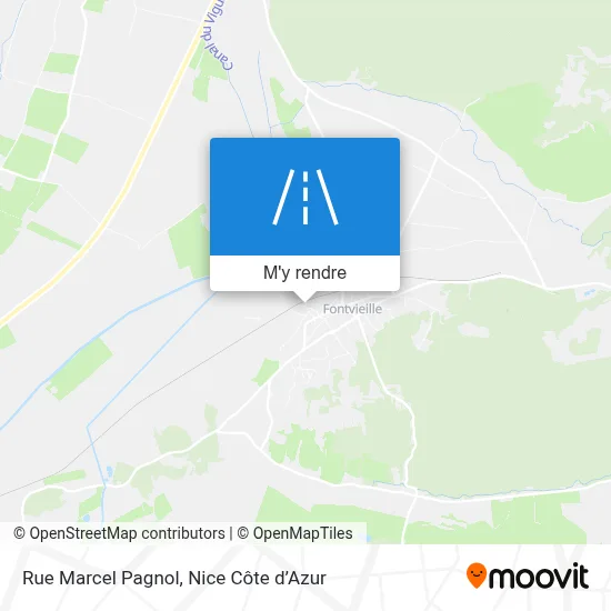 Rue Marcel Pagnol plan