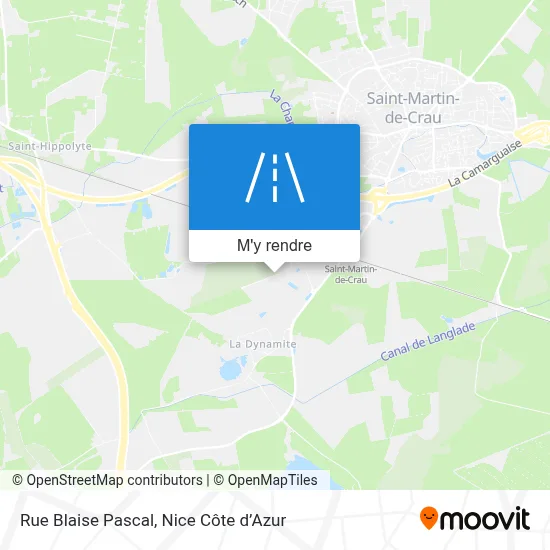 Rue Blaise Pascal plan