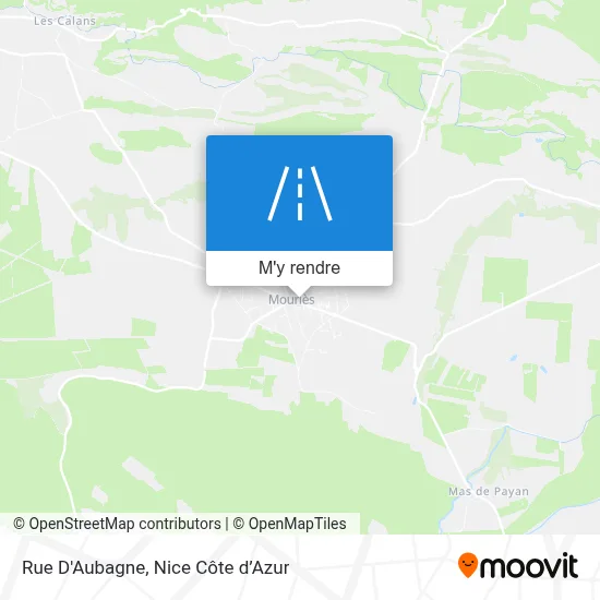Rue D'Aubagne plan