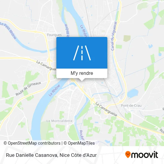 Rue Danielle Casanova plan