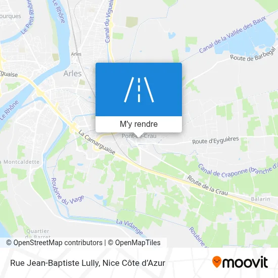 Rue Jean-Baptiste Lully plan