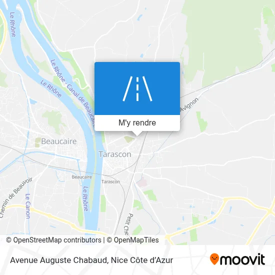 Avenue Auguste Chabaud plan
