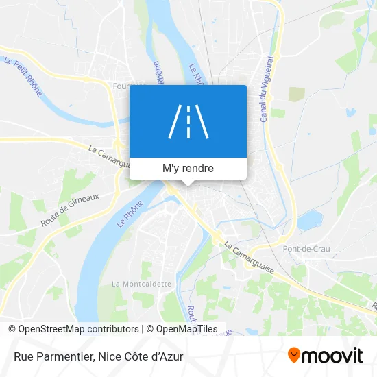 Rue Parmentier plan