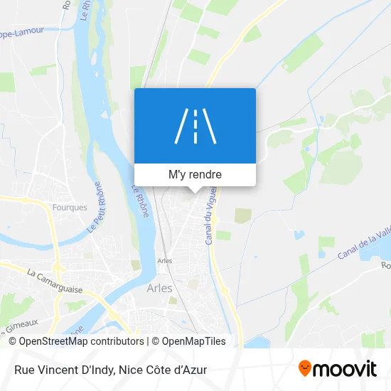Rue Vincent D'Indy plan
