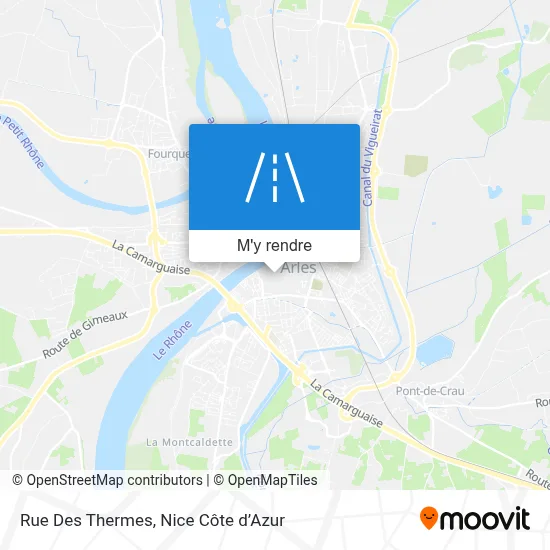Rue Des Thermes plan
