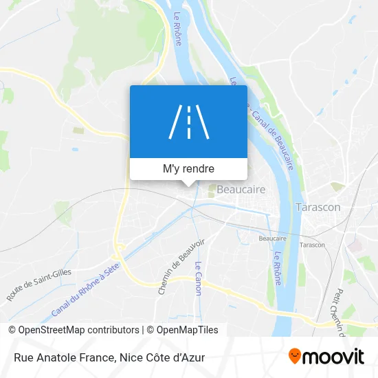 Rue Anatole France plan