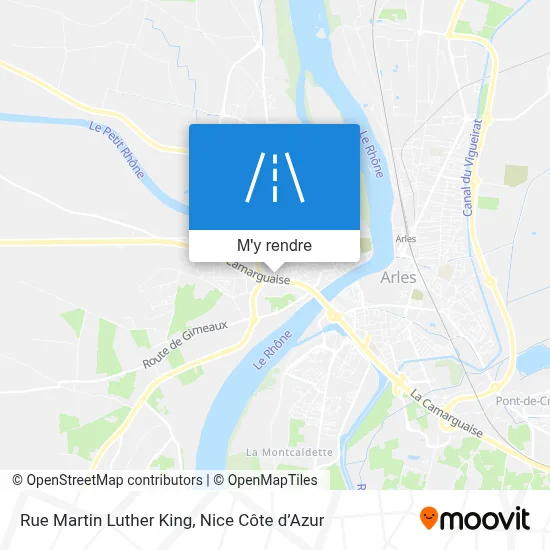 Rue Martin Luther King plan