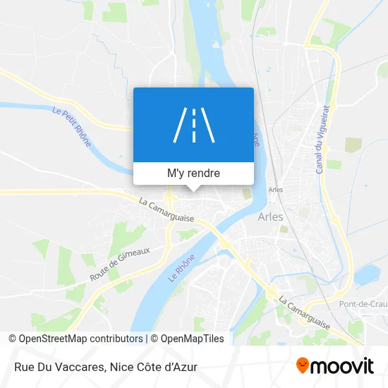 Rue Du Vaccares plan