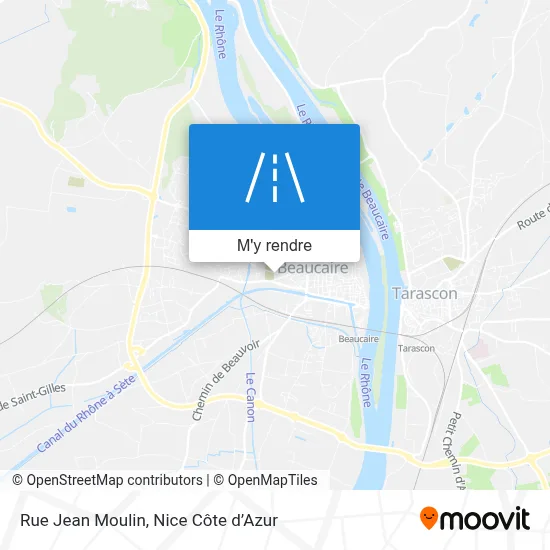 Rue Jean Moulin plan