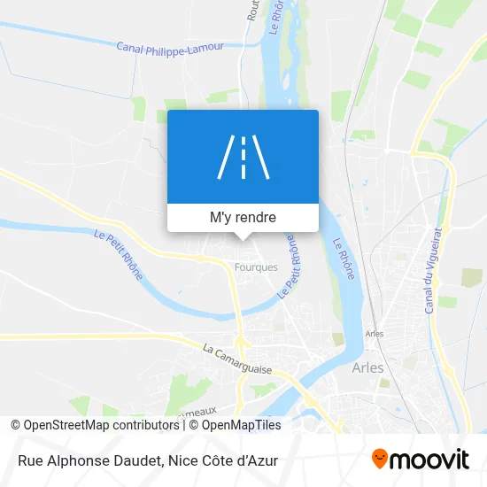 Rue Alphonse Daudet plan