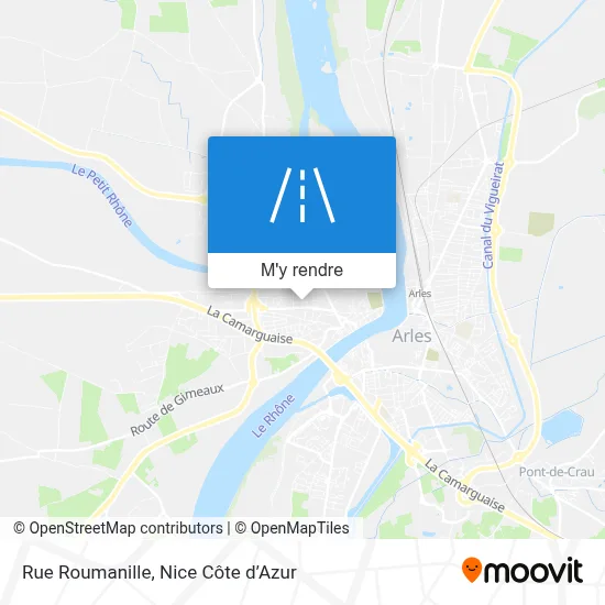 Rue Roumanille plan