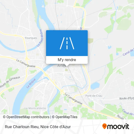 Rue Charloun Rieu plan