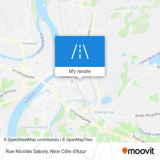 Rue Nicolas Saboly plan