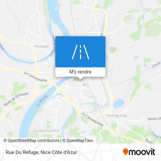 Rue Du Refuge plan