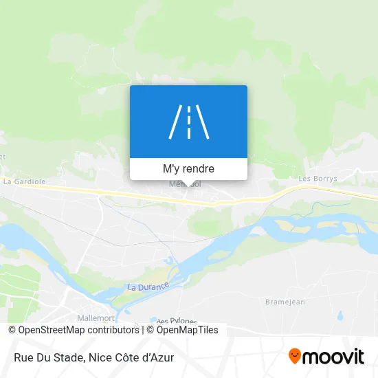 Rue Du Stade plan