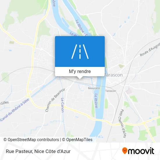 Rue Pasteur plan