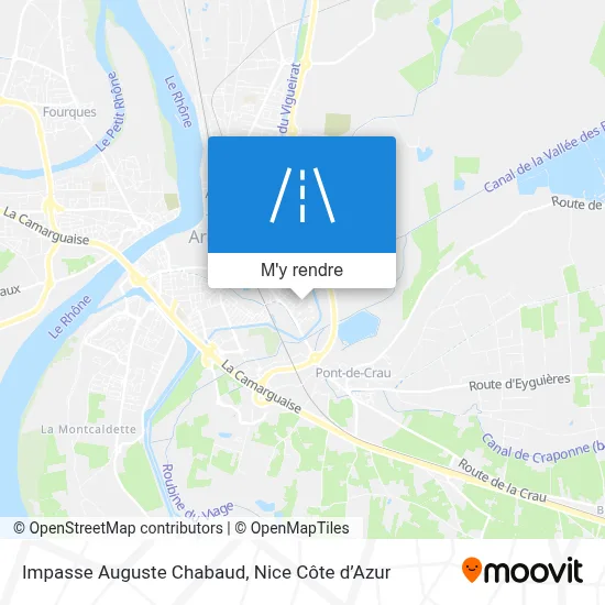 Impasse Auguste Chabaud plan