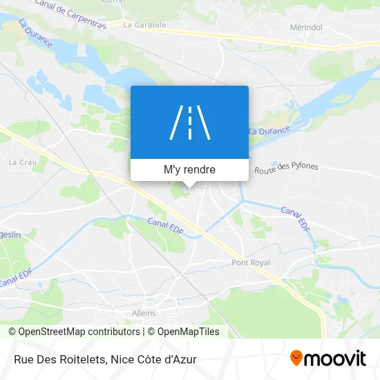 Rue Des Roitelets plan