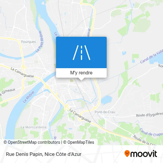 Rue Denis Papin plan