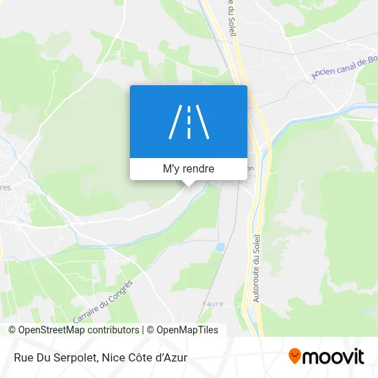 Rue Du Serpolet plan