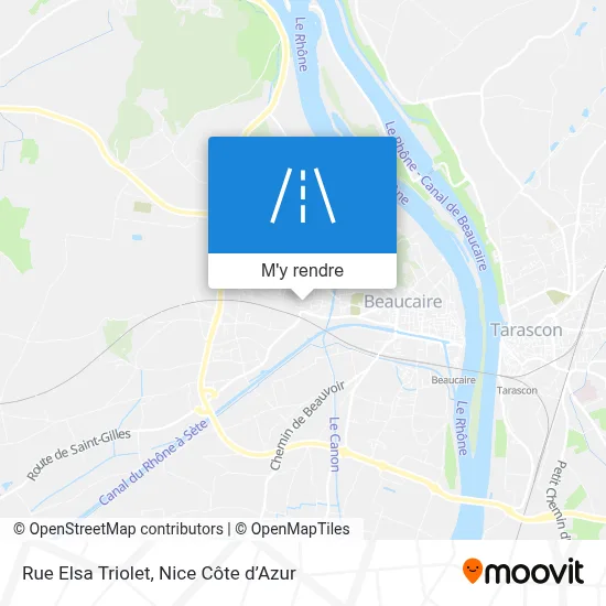 Rue Elsa Triolet plan