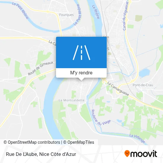 Rue De L'Aube plan