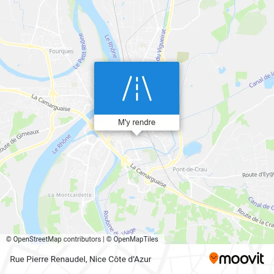 Rue Pierre Renaudel plan