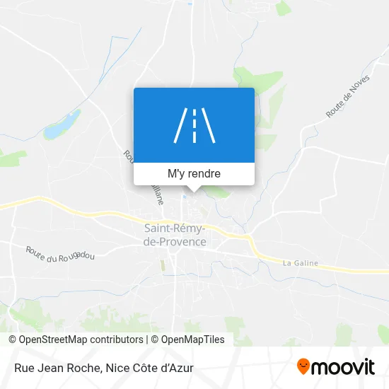 Rue Jean Roche plan