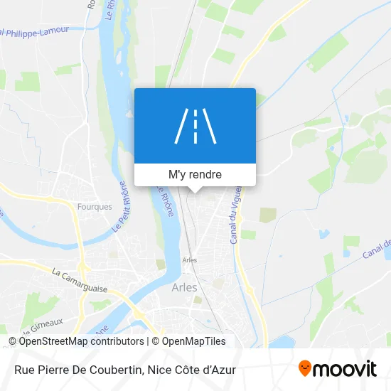 Rue Pierre De Coubertin plan