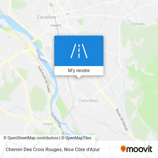 Chemin Des Croix Rouges plan