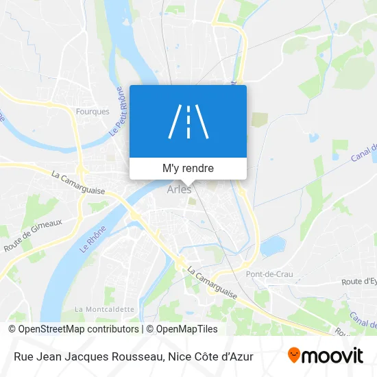 Rue Jean Jacques Rousseau plan
