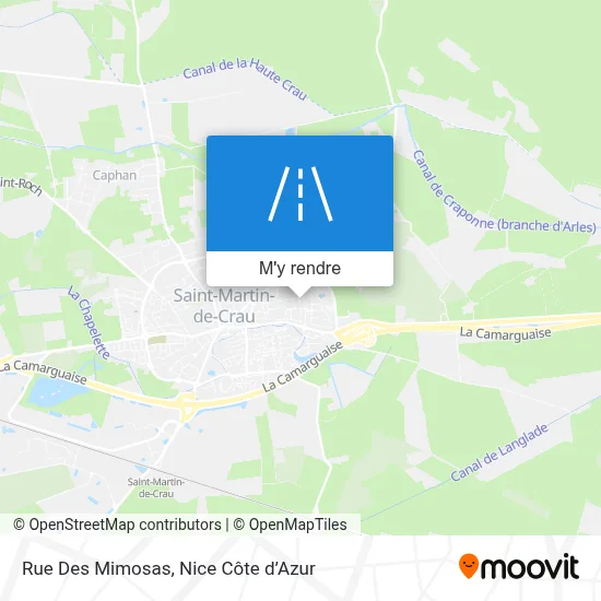 Rue Des Mimosas plan