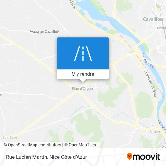Rue Lucien Martin plan