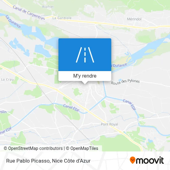 Rue Pablo Picasso plan