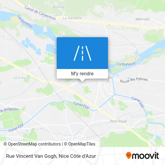 Rue Vincent Van Gogh plan