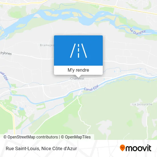 Rue Saint-Louis plan