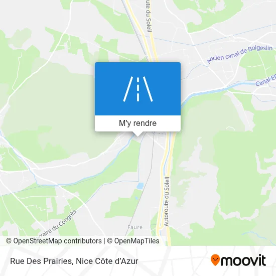 Rue Des Prairies plan