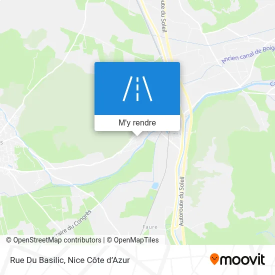Rue Du Basilic plan
