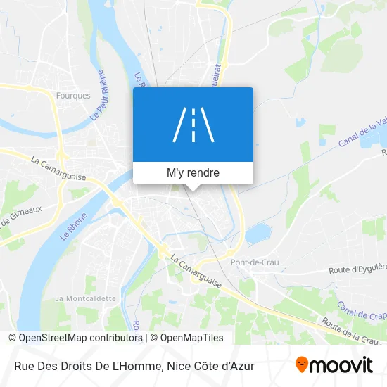 Rue Des Droits De L'Homme plan