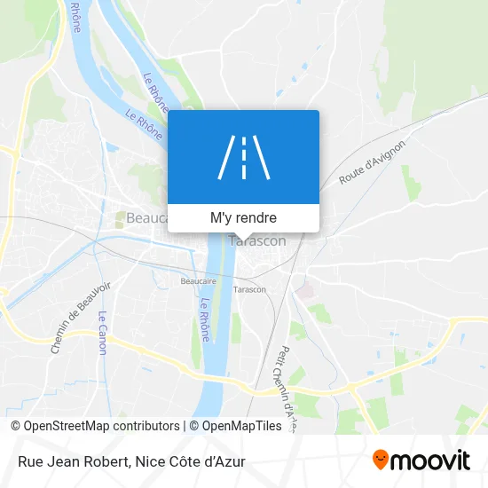 Rue Jean Robert plan