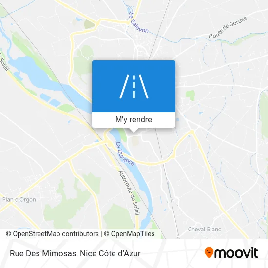 Rue Des Mimosas plan