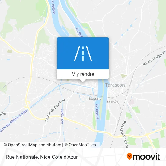 Rue Nationale plan