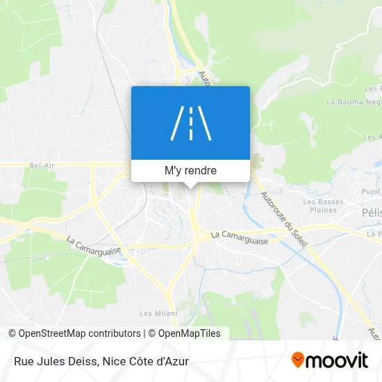 Rue Jules Deiss plan
