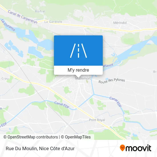 Rue Du Moulin plan