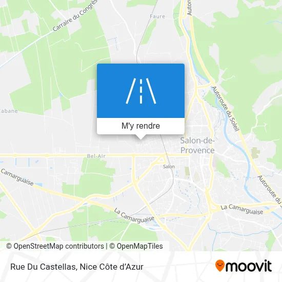 Rue Du Castellas plan