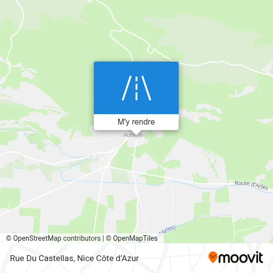 Rue Du Castellas plan